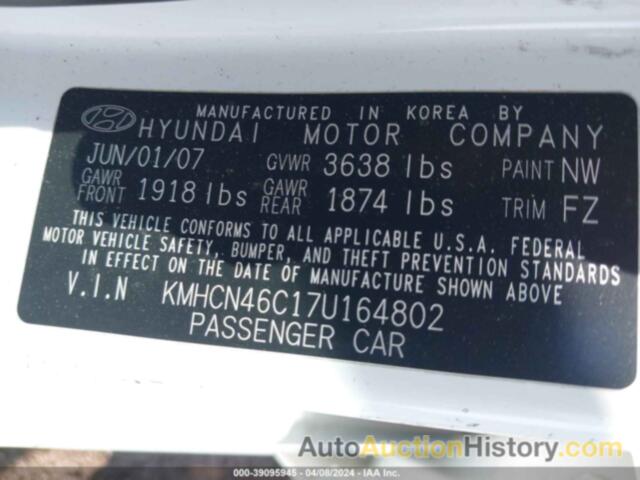 HYUNDAI ACCENT GLS, KMHCN46C17U164802