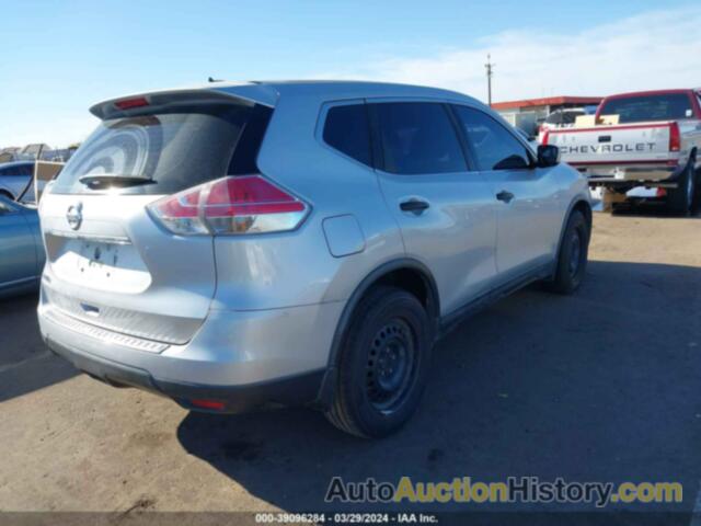 NISSAN ROGUE S, KNMAT2MT4GP628561