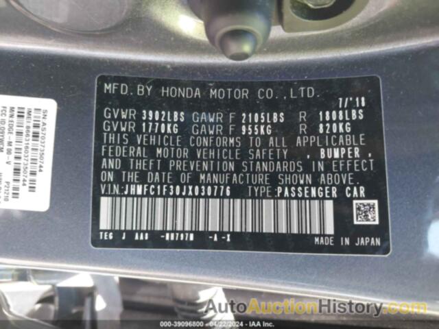 HONDA CIVIC EX-T, JHMFC1F30JX030776