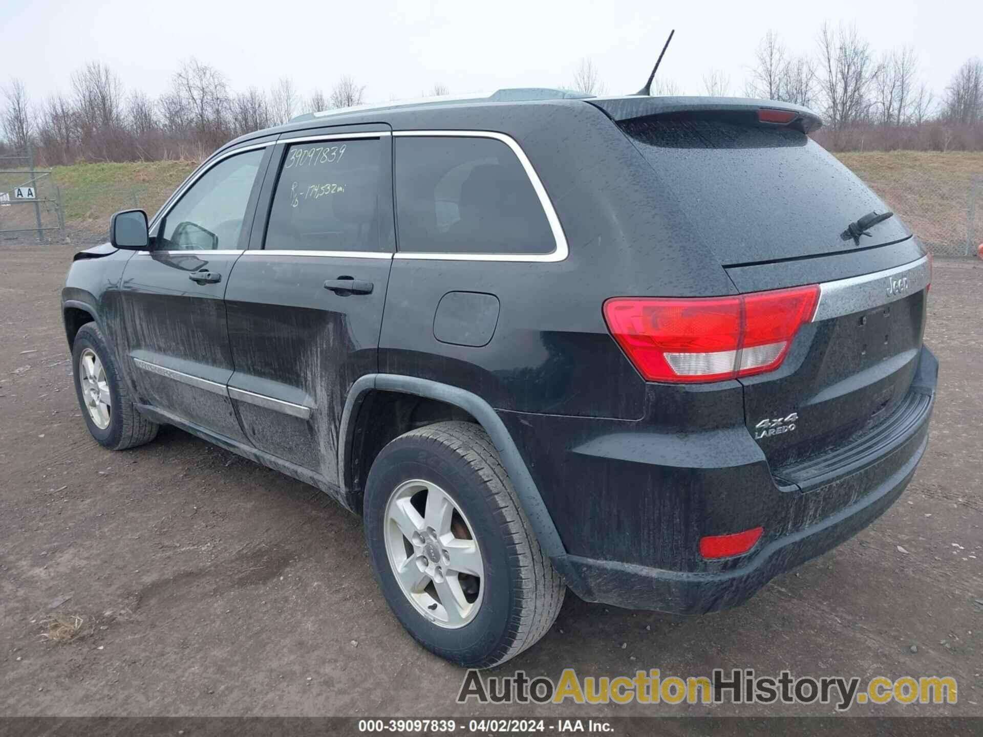 JEEP GRAND CHEROKEE LAREDO, 1C4RJFAG2CC117715