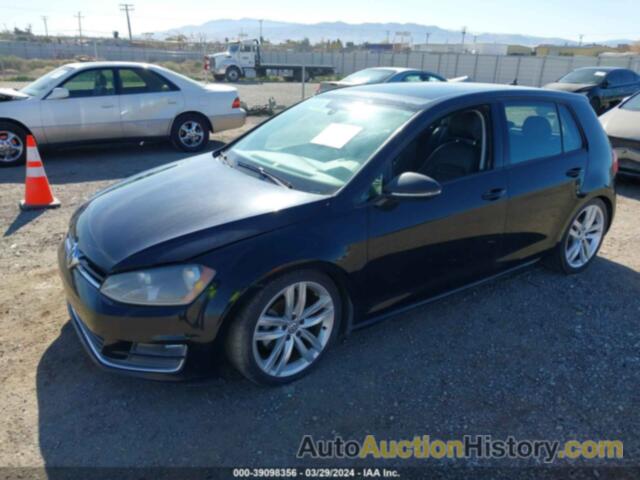 VOLKSWAGEN GOLF TDI SEL 4-DOOR, 3VW2A7AUXFM012157