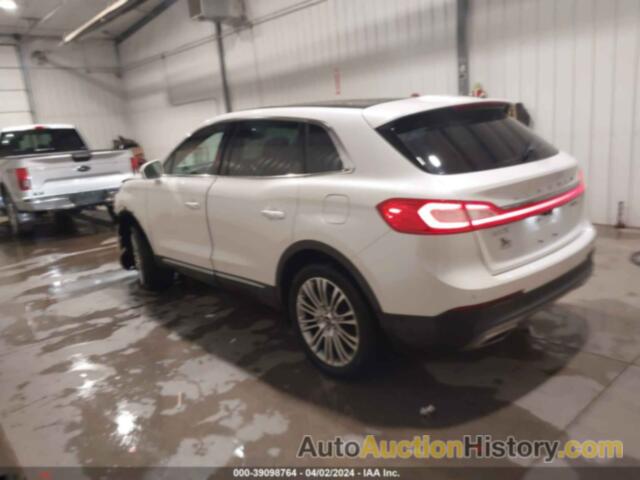 LINCOLN MKX RESERVE, 2LMPJ8LR2HBL28003