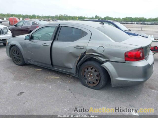 DODGE AVENGER SE V6, 1C3CDZAG5DN756227