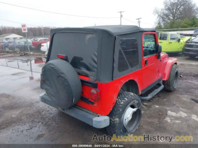 JEEP WRANGLER X, 1J4FA39S25P357072