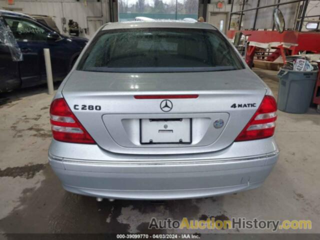 MERCEDES-BENZ C 280 LUXURY 4MATIC, WDBRF92H97F900253