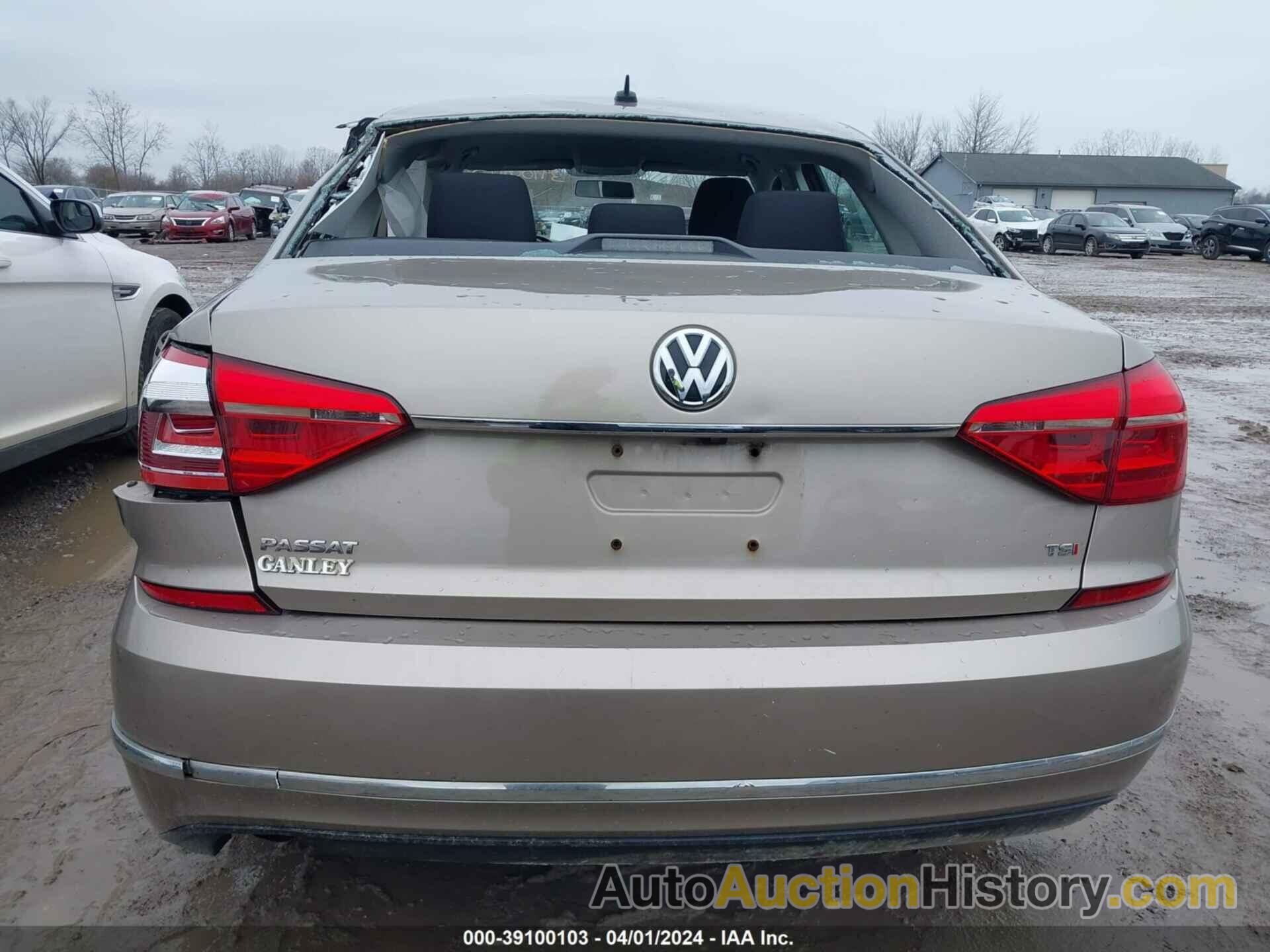 VOLKSWAGEN PASSAT 1.8T S, 1VWAT7A35GC013068