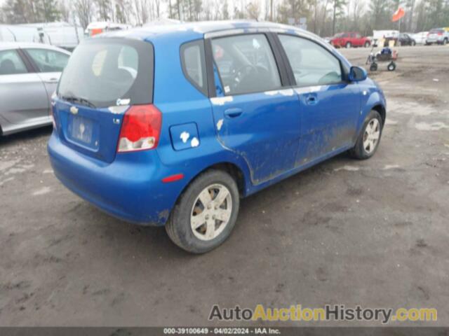 CHEVROLET AVEO 5 LS, KL1TD66618B084448