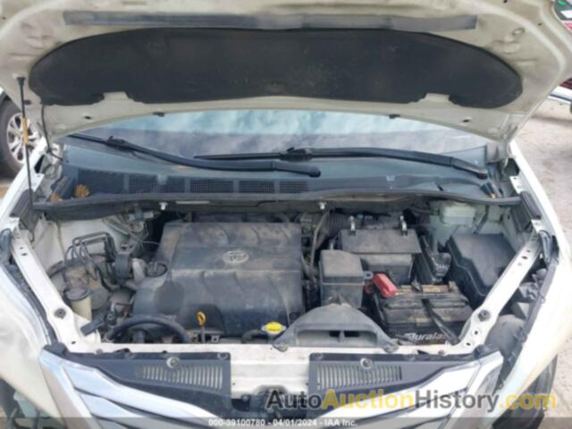 TOYOTA SIENNA LIMITED V6 7 PASSENGER, 5TDYK3DC2CS216274