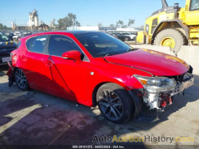 LEXUS CT 200H, JTHKD5BH0H2296729