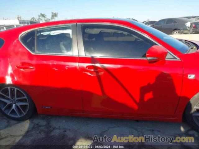 LEXUS CT 200H, JTHKD5BH0H2296729