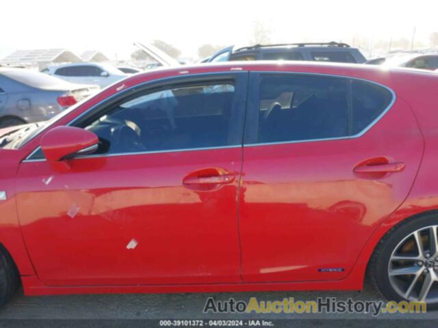 LEXUS CT 200H, JTHKD5BH0H2296729