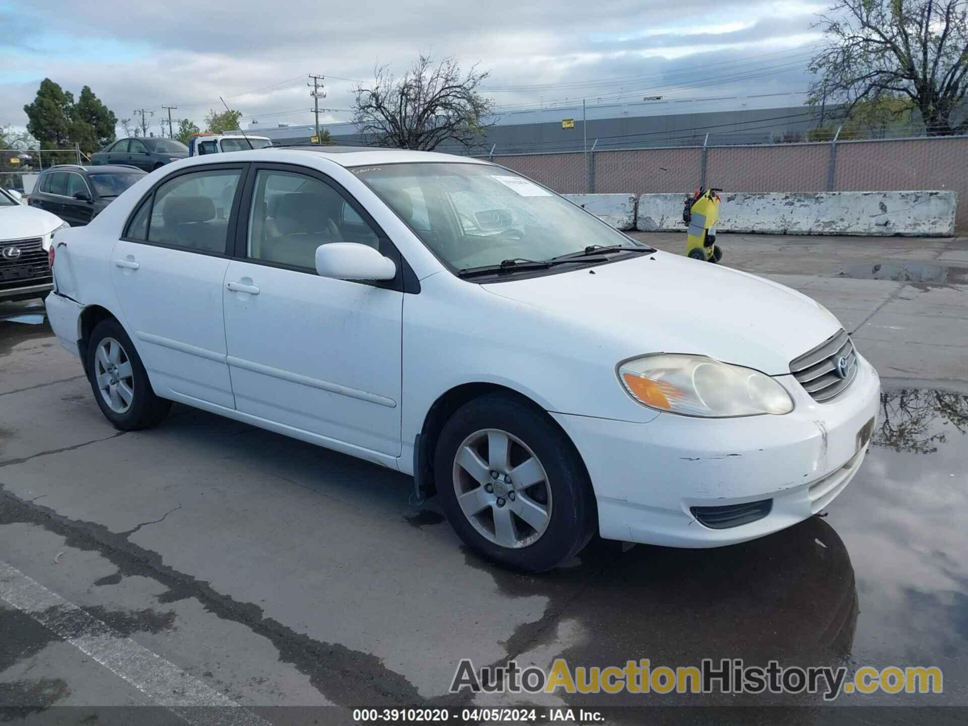 TOYOTA COROLLA LE, 1NXBR38E84Z256719