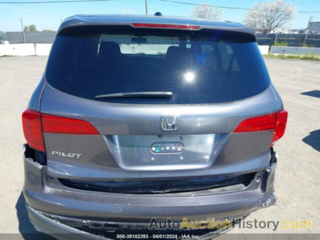 HONDA PILOT EX-L, 5FNYF5H50GB010277