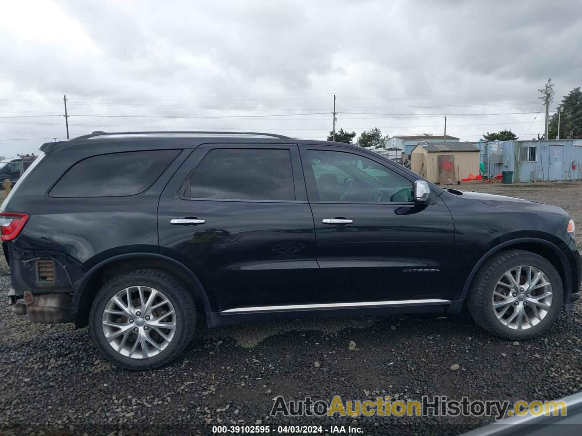 DODGE DURANGO CITADEL, 1C4SDJET7EC468383