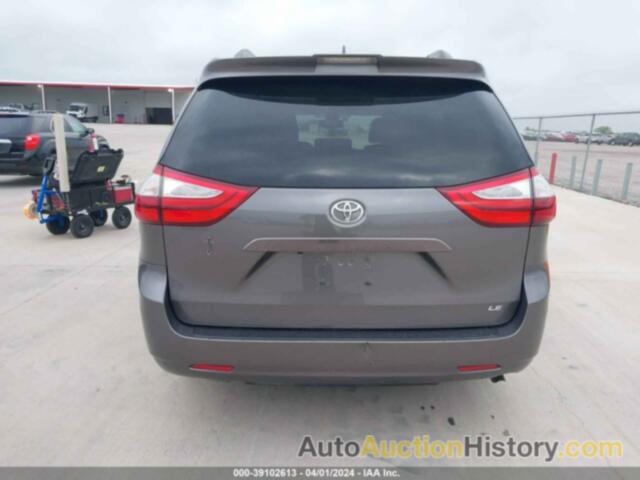 TOYOTA SIENNA LE 8 PASSENGER, 5TDKZ3DC6JS926115