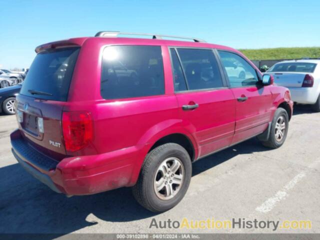 HONDA PILOT EX-L, 2HKYF18603H501056