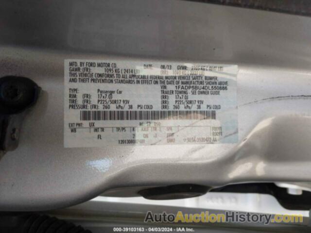 FORD C-MAX SEL, 1FADP5BU4DL550886