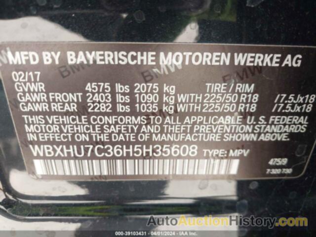 BMW X1 SDRIVE28I, WBXHU7C36H5H35608