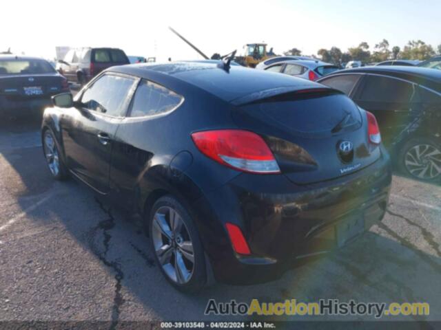 HYUNDAI VELOSTER BASE W/GRAY, KMHTC6AD9DU114274