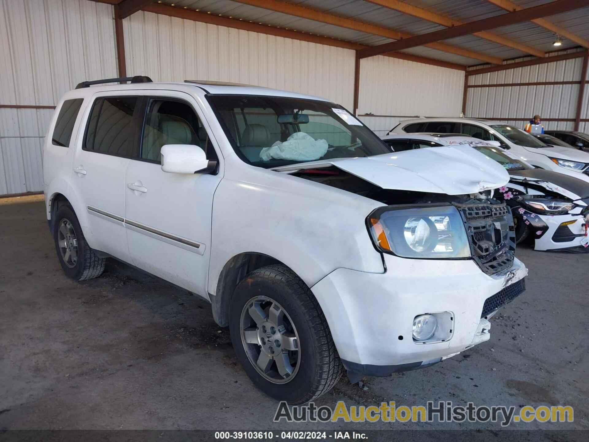 HONDA PILOT TOURING, 5FNYF4H9XAB004779