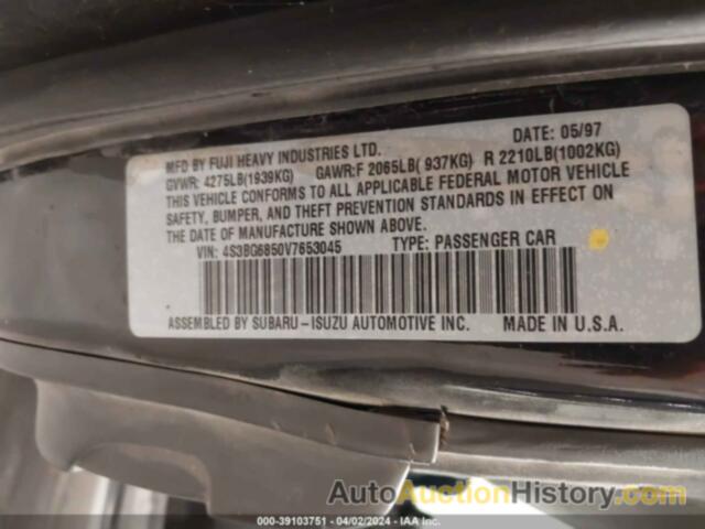 SUBARU LEGACY OUTBACK/OUTBACK LIMITED, 4S3BG6850V7653045