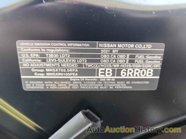 NISSAN ROGUE SV, JN8AT3BB5MW216798