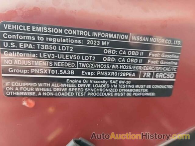 NISSAN ROGUE SV, 5N1BT3BB8PC691394