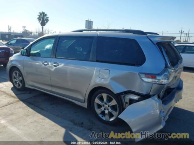 TOYOTA SIENNA SE 8 PASSENGER, 5TDXK3DC3DS288033