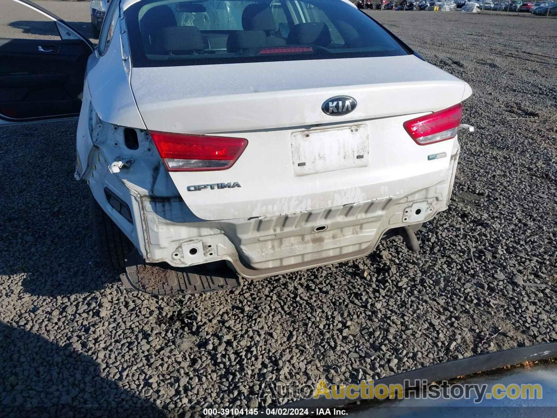 KIA OPTIMA HYBRID HYBRID, KNAGT4LE0J5024367