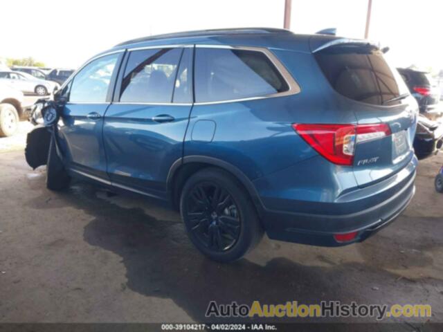 HONDA PILOT SE, 5FNYF5H28NB001524