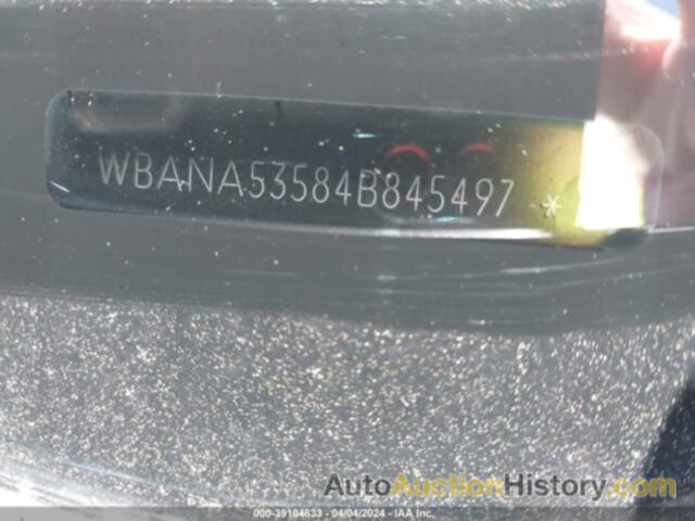 BMW 525I, WBANA53584B845497