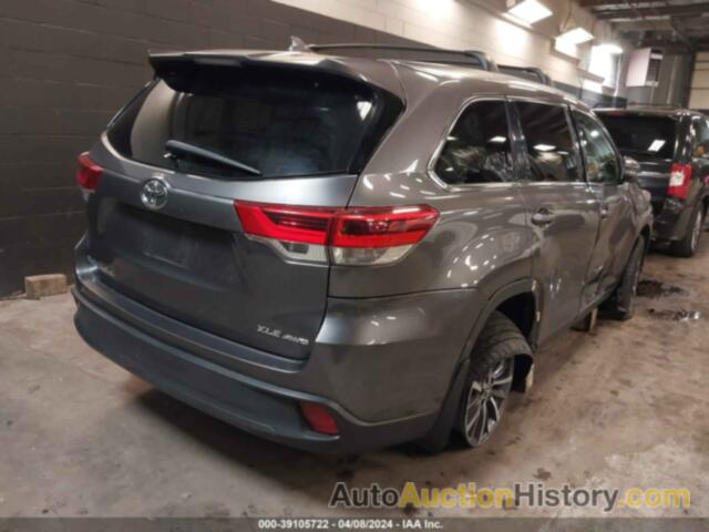 TOYOTA HIGHLANDER XLE, 5TDJZRFH5KS617356