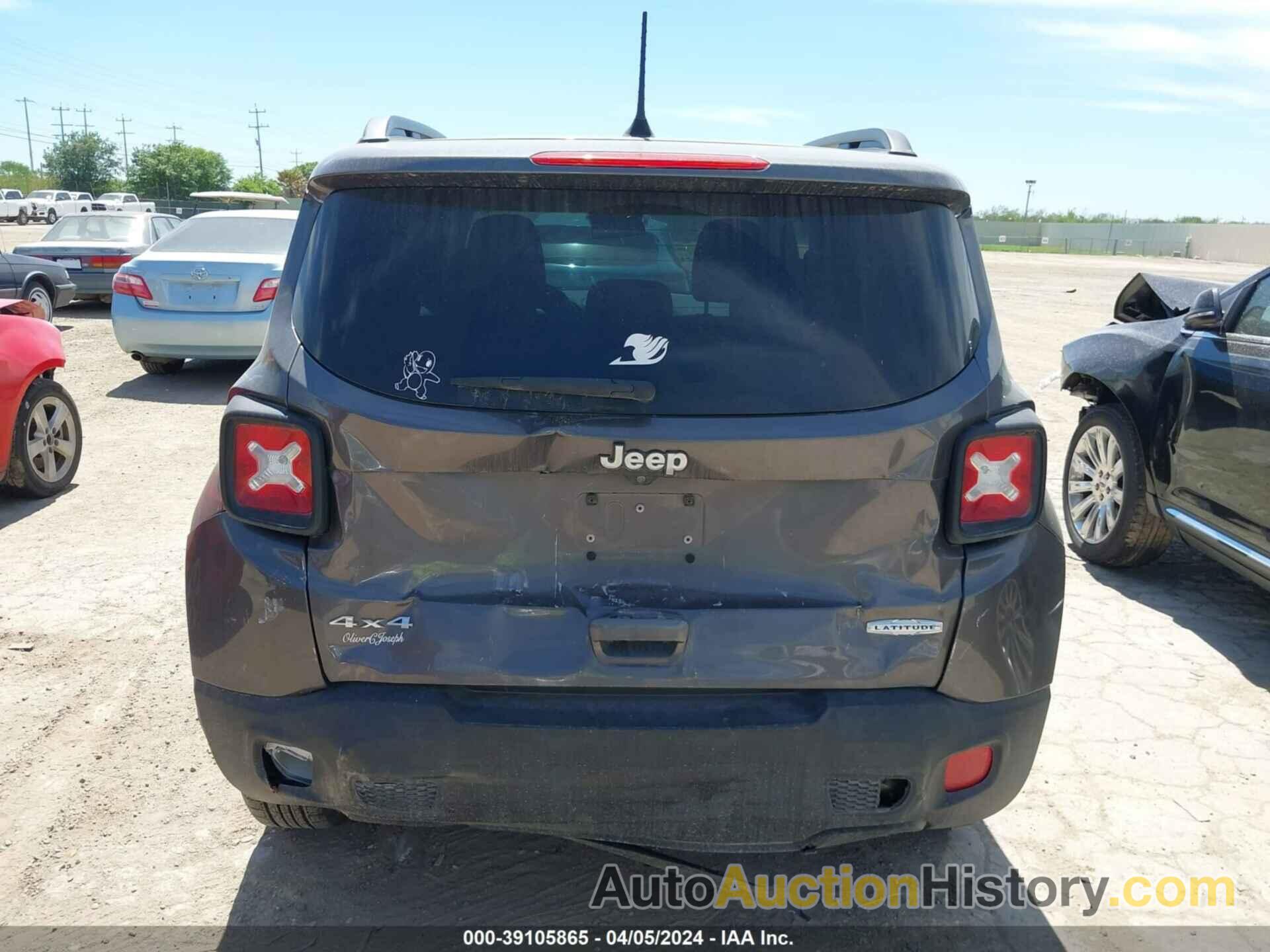 JEEP RENEGADE LATITUDE, ZACCJBBB7JPH73421