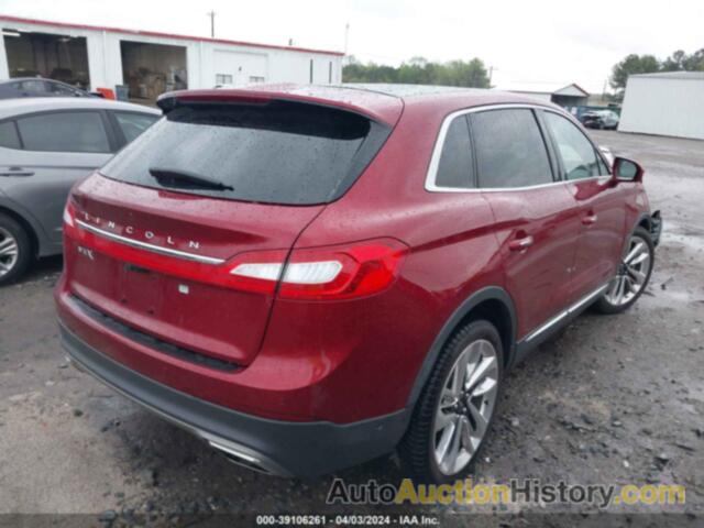 LINCOLN MKX RESERVE, 2LMPJ6LR6GBL33126