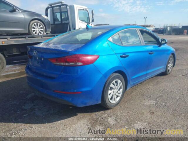 HYUNDAI ELANTRA SE, KMHD74LF3HU084741