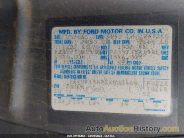 FORD F150, 1FTDF15N8GKB30469