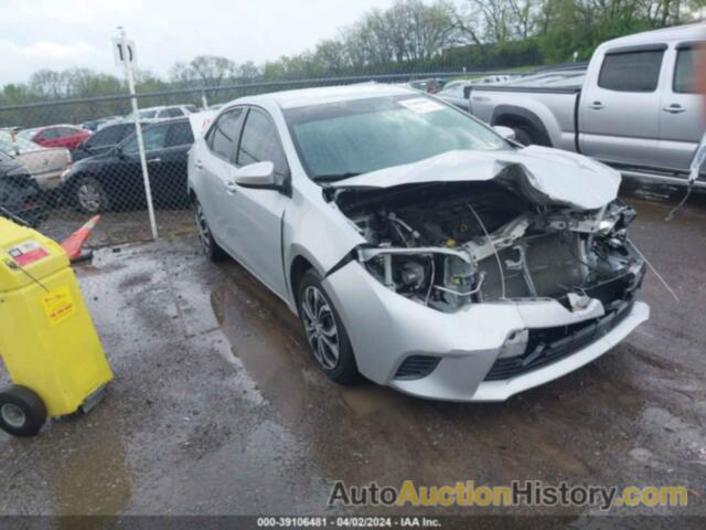 TOYOTA COROLLA LE, 2T1BURHE8GC552623