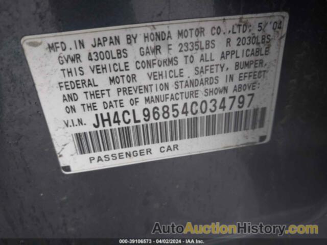 ACURA TSX, JH4CL96854C034797