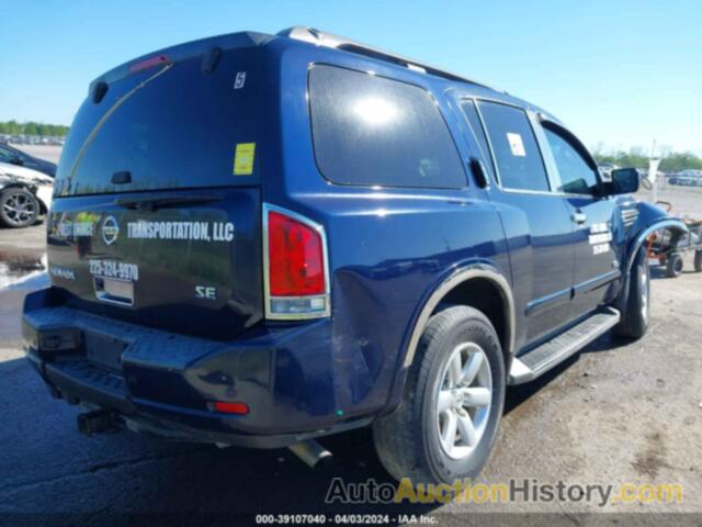 NISSAN ARMADA SE, 5N1BA08D98N605707