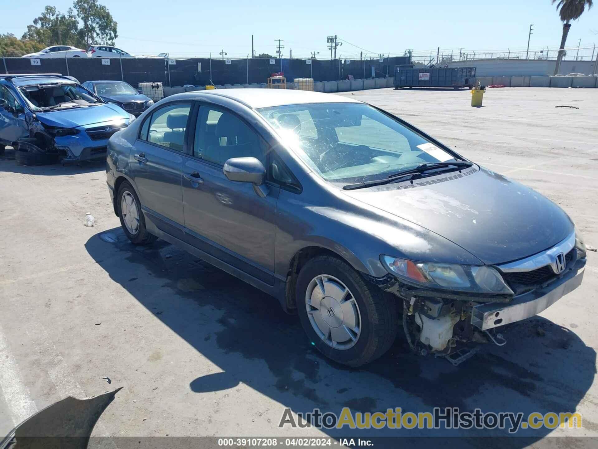 HONDA CIVIC HYBRID, JHMFA36249S010161