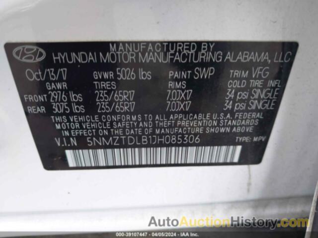 HYUNDAI SANTA FE SPORT 2.4L, 5NMZTDLB1JH085306