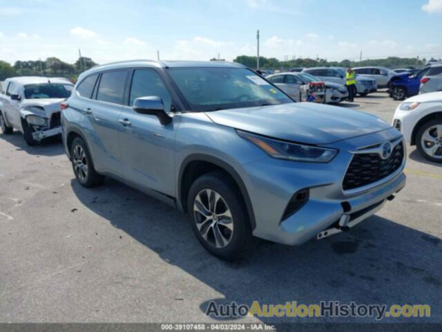 TOYOTA HIGHLANDER HYBRID XLE, 5TDGARAH7MS009785