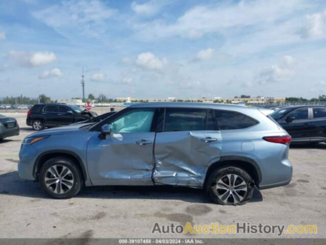 TOYOTA HIGHLANDER HYBRID XLE, 5TDGARAH7MS009785