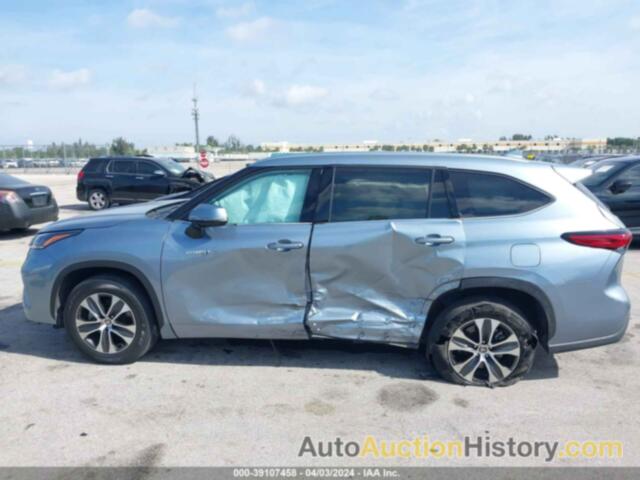 TOYOTA HIGHLANDER HYBRID XLE, 5TDGARAH7MS009785