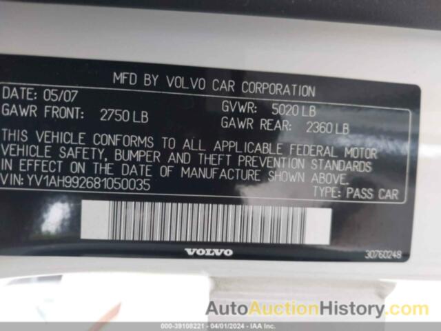 VOLVO S80 T6, YV1AH992681050035