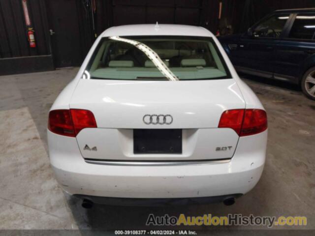 AUDI A4 2.0T, WAUAF78E27A103871