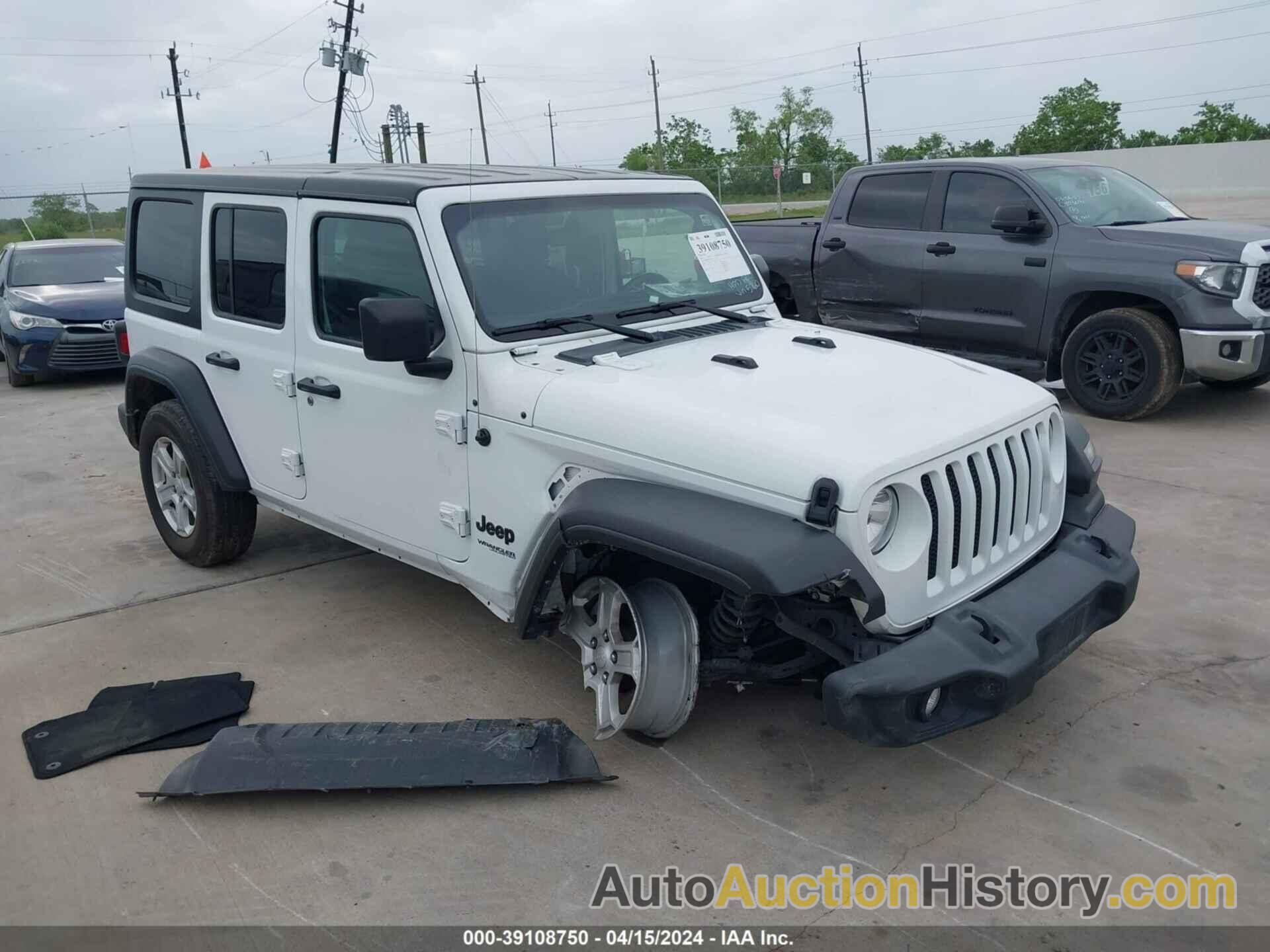 JEEP WRANGLER UNLIMITED SPORT S 4X4, 1C4HJXDN9NW165760