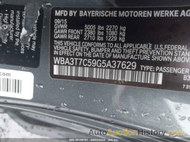BMW 435 XI, WBA3T7C59G5A37629