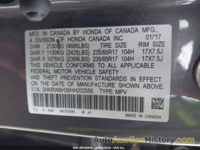 HONDA CR-V LX, 2HKRW6H36HH202556