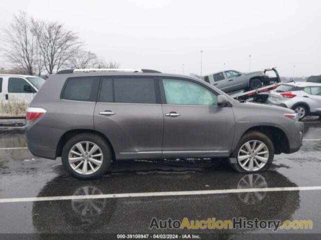 TOYOTA HIGHLANDER HYBRID LIMITED V6, JTEDC3EH5C2005207